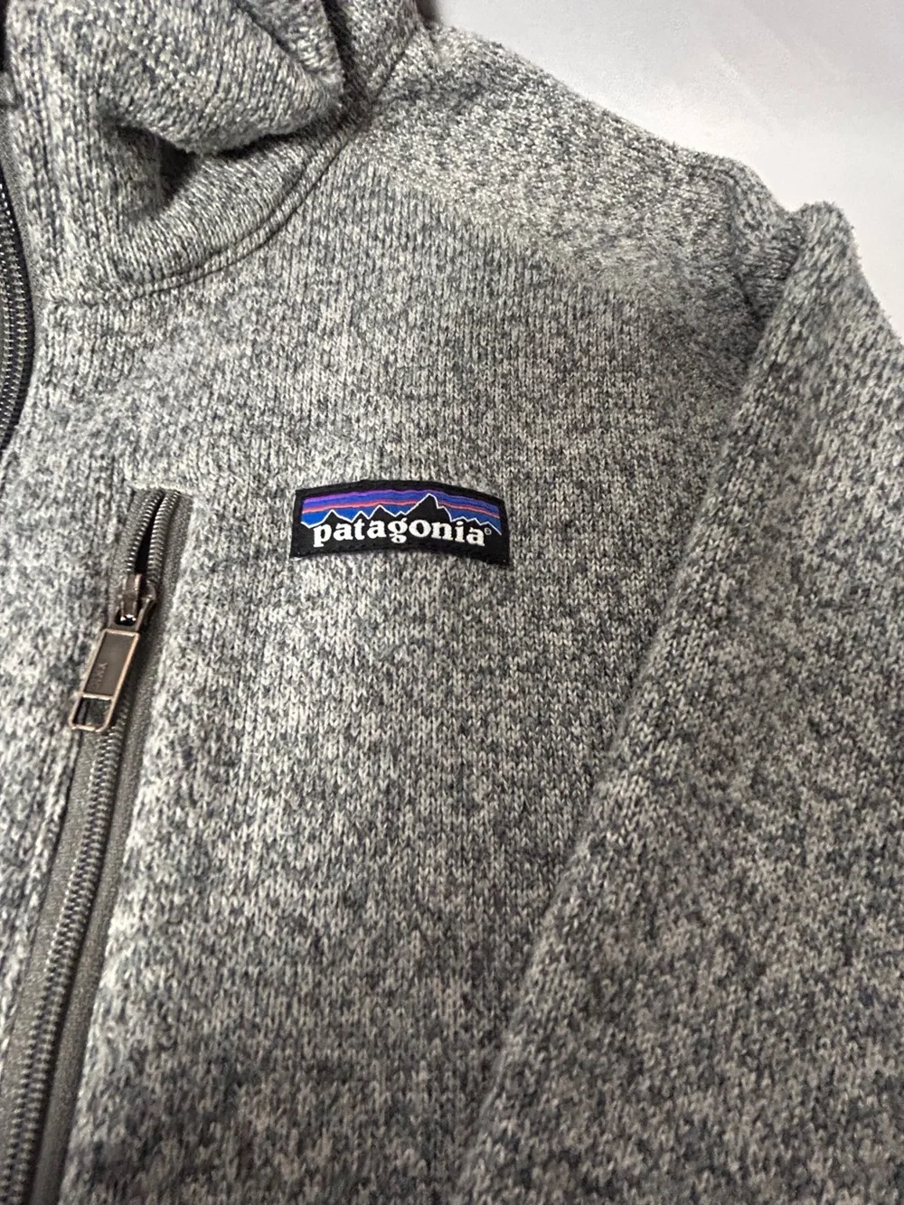 Patagonia heathered fleece